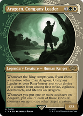 Aragorn, Company Leader (Showcase) (Surge Foil) [The Lord of the Rings: Tales of Middle-Earth] | Exor Games Bridgewater