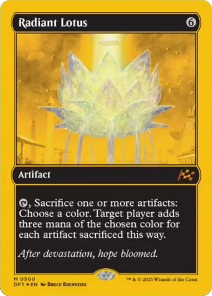 Radiant Lotus (First-Place Foil) [Aetherdrift] | Exor Games Bridgewater