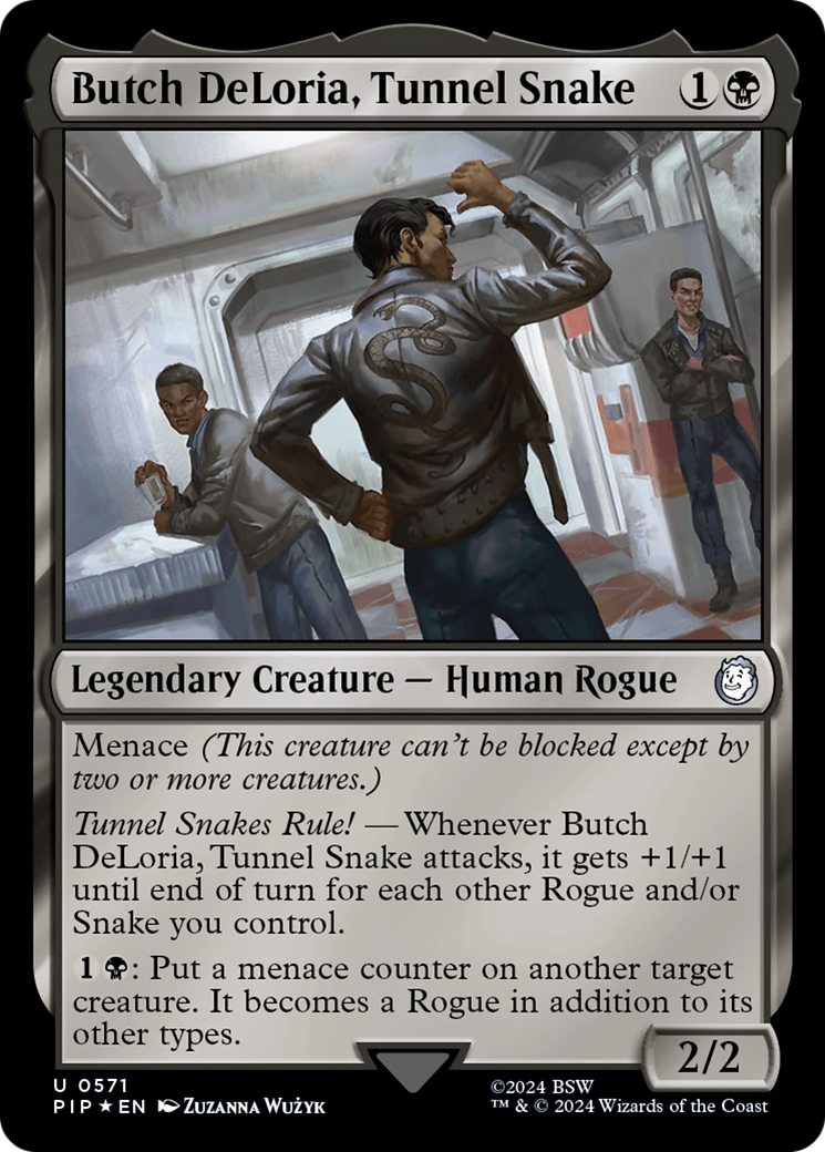Butch DeLoria, Tunnel Snake (Surge Foil) [Fallout] | Exor Games Bridgewater