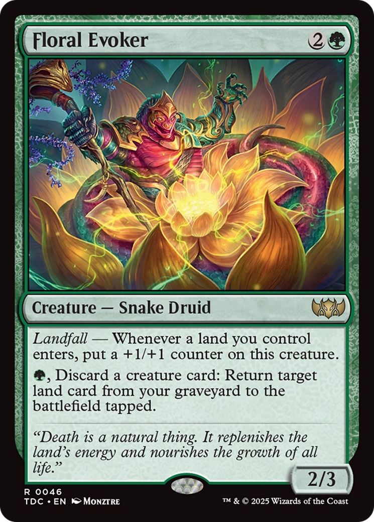 Floral Evoker [Tarkir: Dragonstorm Commander] | Exor Games Bridgewater