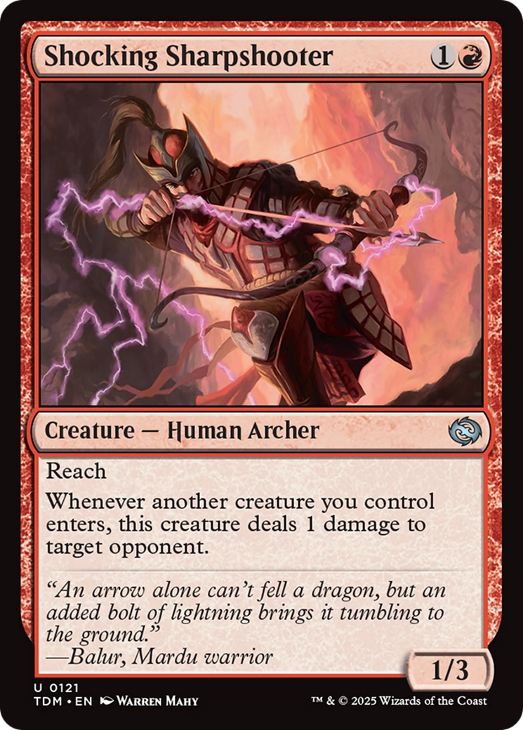 Shocking Sharpshooter [Tarkir: Dragonstorm] | Exor Games Bridgewater