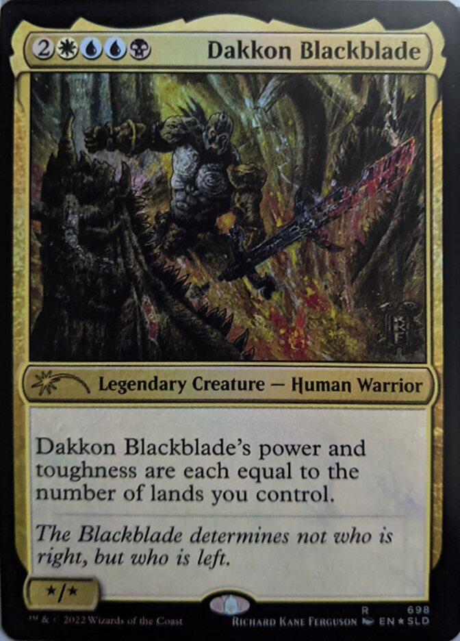 Dakkon Blackblade [Secret Lair Drop Promos] | Exor Games Bridgewater