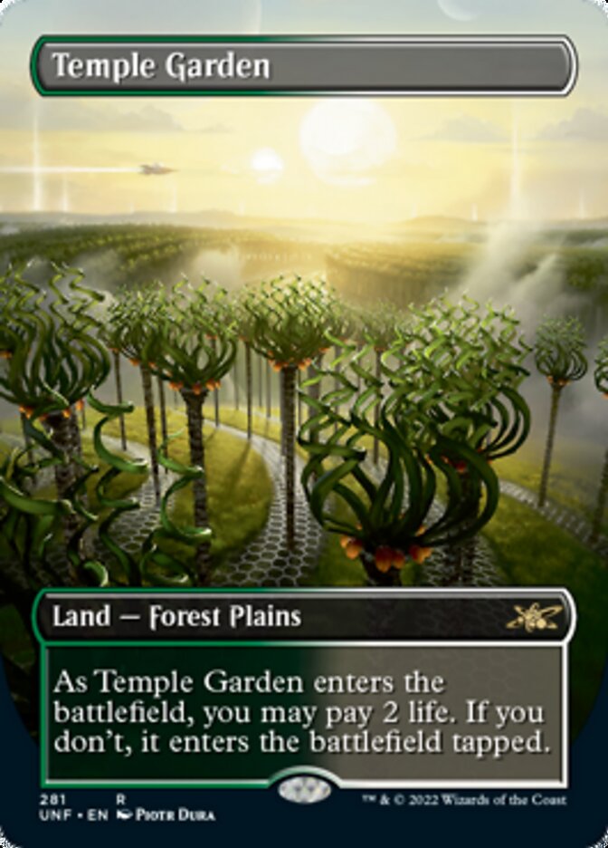 Temple Garden (Borderless) [Unfinity] | Exor Games Bridgewater