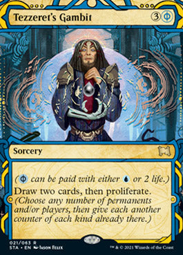 Tezzeret's Gambit (Foil Etched) [Strixhaven: Mystical Archive] | Exor Games Bridgewater