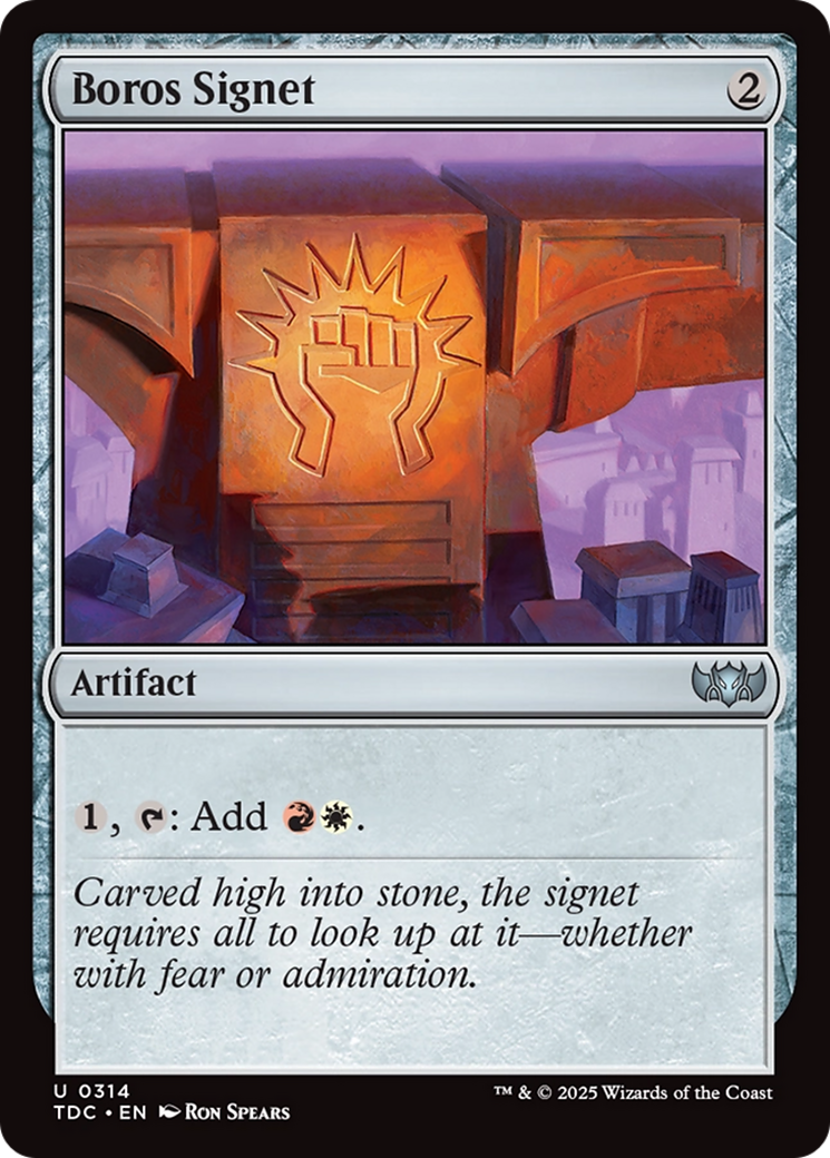 Boros Signet [Tarkir: Dragonstorm Commander] | Exor Games Bridgewater