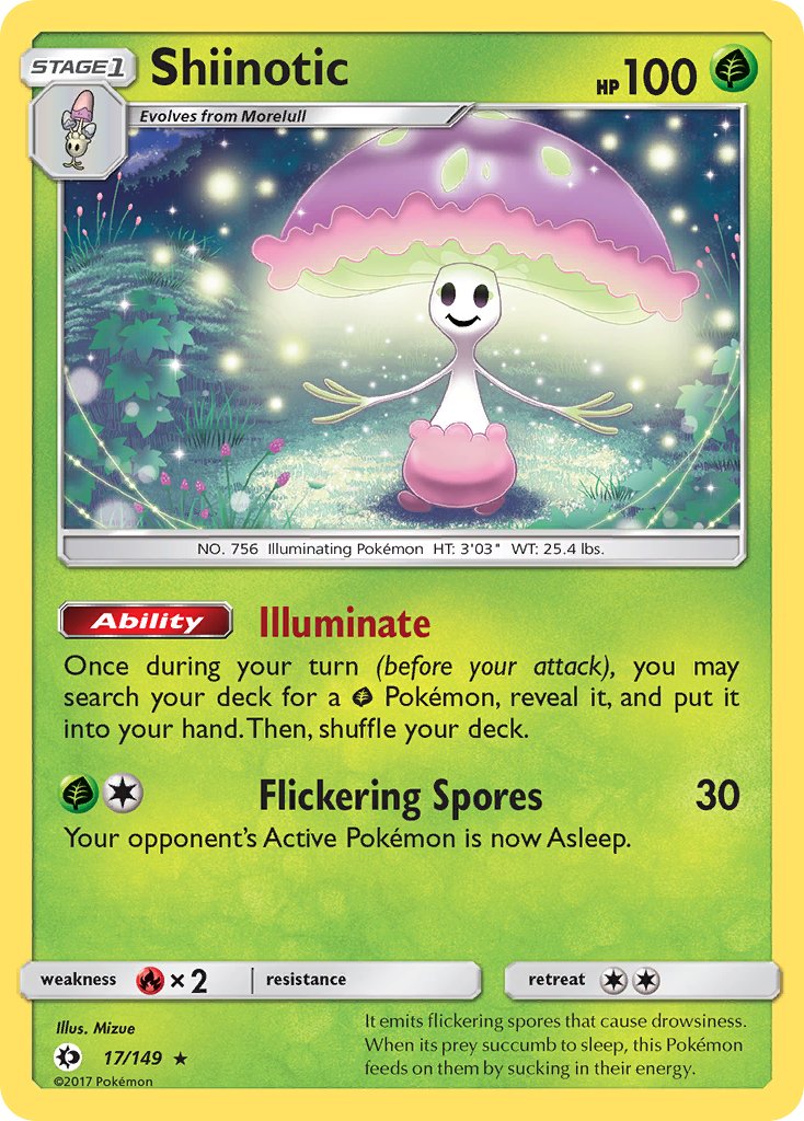 Shiinotic (17/149) (Theme Deck Exclusive) [Sun & Moon: Base Set] | Exor Games Bridgewater