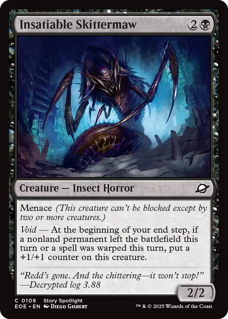 Insatiable Skittermaw [Edge of Eternities] | Exor Games Bridgewater