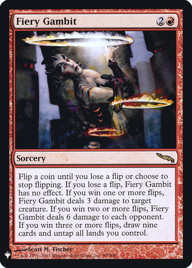 Fiery Gambit [Mystery Booster] | Exor Games Bridgewater