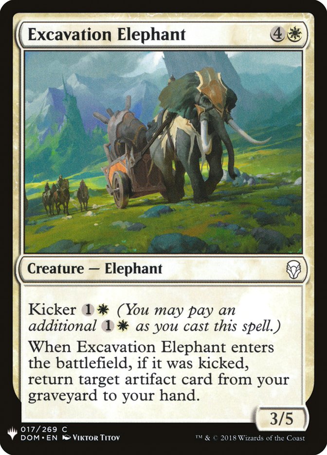 Excavation Elephant [Mystery Booster] | Exor Games Bridgewater