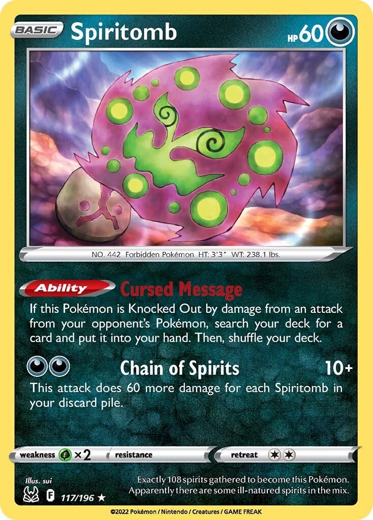 Spiritomb (117/196) [Sword & Shield: Lost Origin] | Exor Games Bridgewater