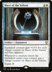 Mace of the Valiant [Phyrexia: All Will Be One Commander] | Exor Games Bridgewater