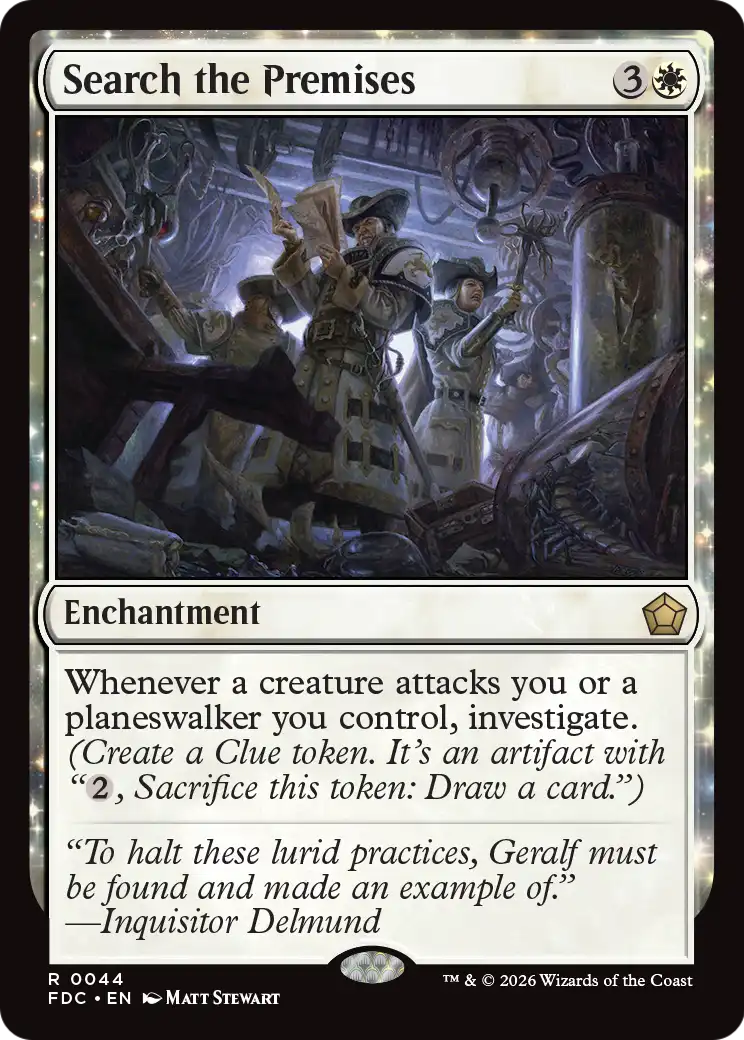 Search the Premises [Foundations Commander] | Exor Games Bridgewater