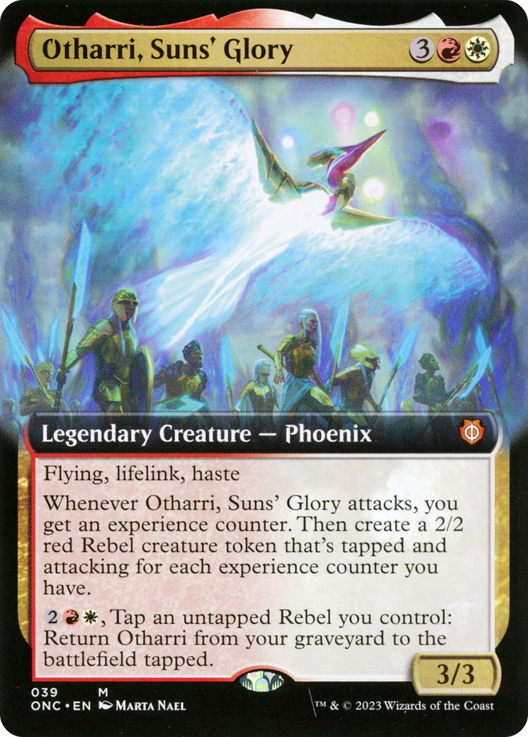 Otharri, Suns' Glory (Extended Art) [Phyrexia: All Will Be One Commander] | Exor Games Bridgewater