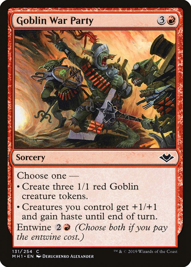 Goblin War Party [Modern Horizons] | Exor Games Bridgewater