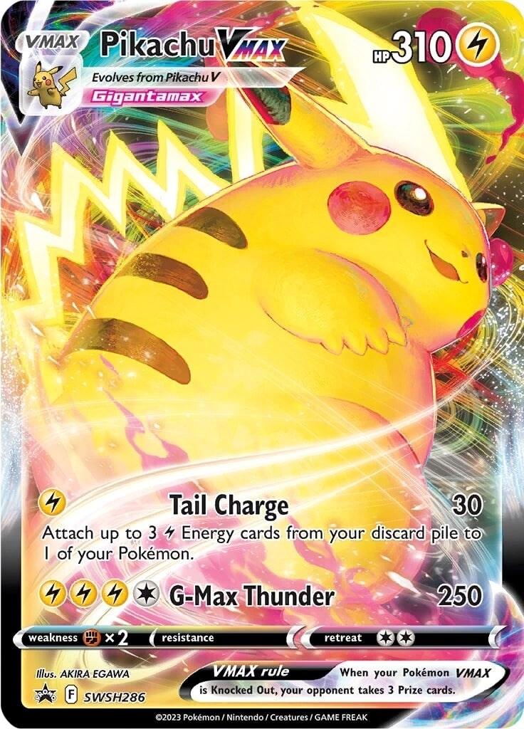 Pikachu VMAX (SWSH286) (Jumbo Card) [Sword & Shield: Black Star Promos] | Exor Games Bridgewater