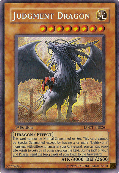 Judgment Dragon [LODT-EN026] Secret Rare | Exor Games Bridgewater