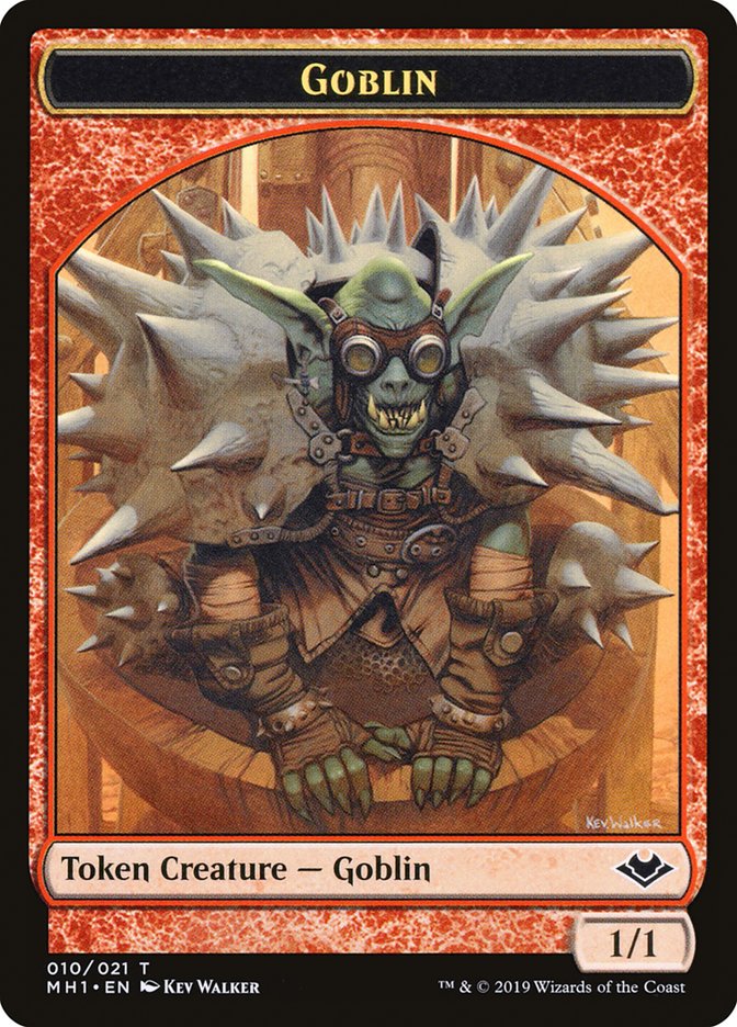 Goblin (010) // Golem (018) Double-Sided Token [Modern Horizons Tokens] | Exor Games Bridgewater