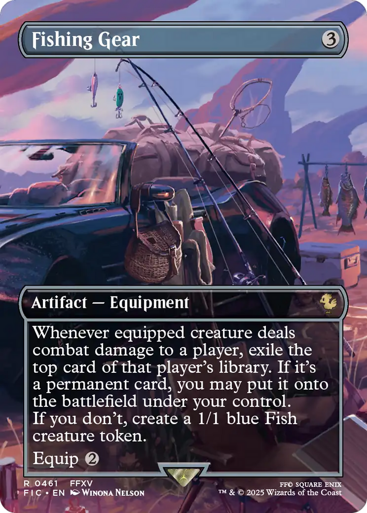 Fishing Gear (Borderless) [FINAL FANTASY Commander] | Exor Games Bridgewater