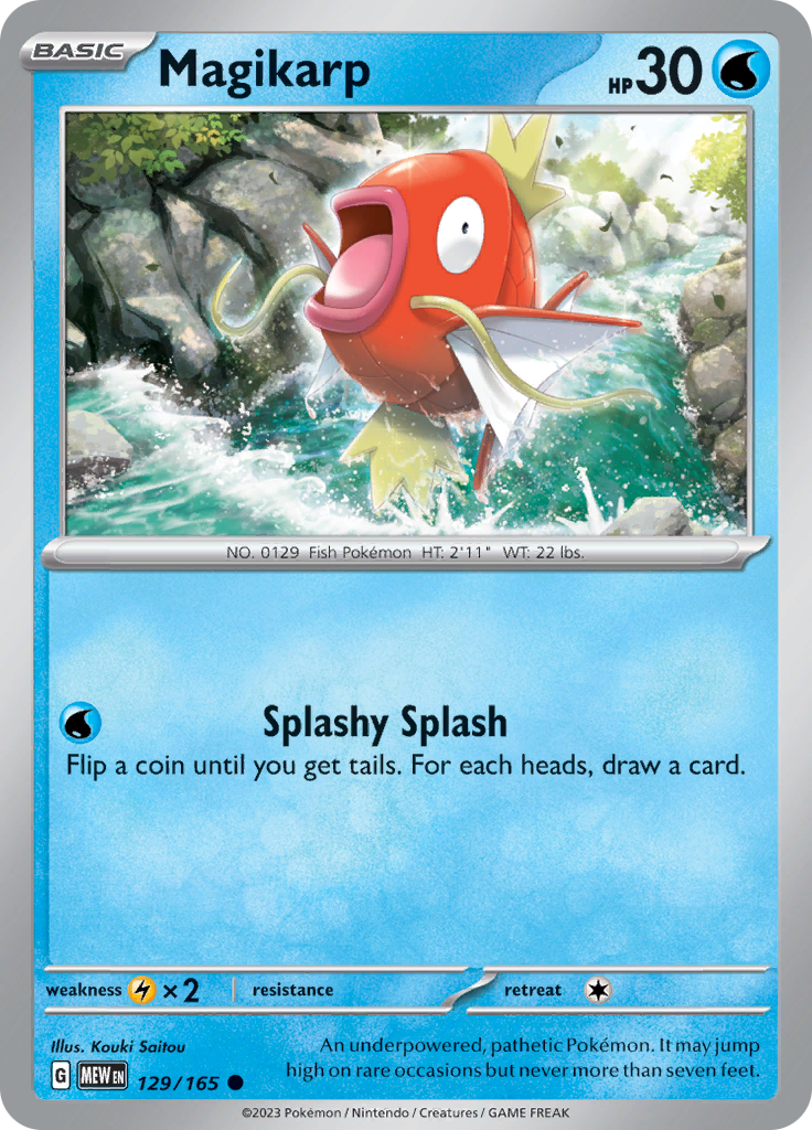 Magikarp (129/165) [Scarlet & Violet: 151] | Exor Games Bridgewater