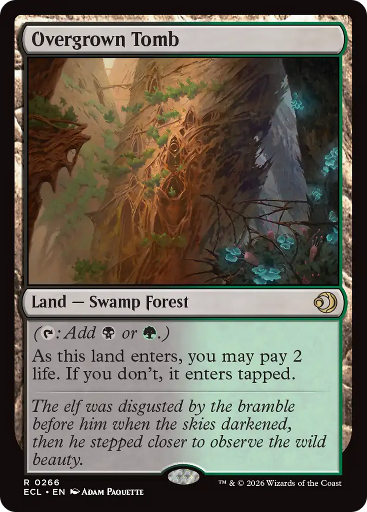 Overgrown Tomb [Lorwyn Eclipsed] | Exor Games Bridgewater