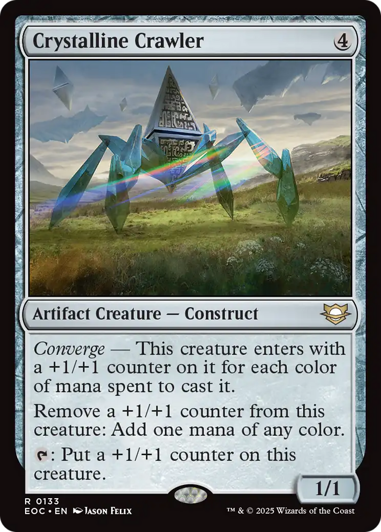 Crystalline Crawler [Edge of Eternities Commander] | Exor Games Bridgewater