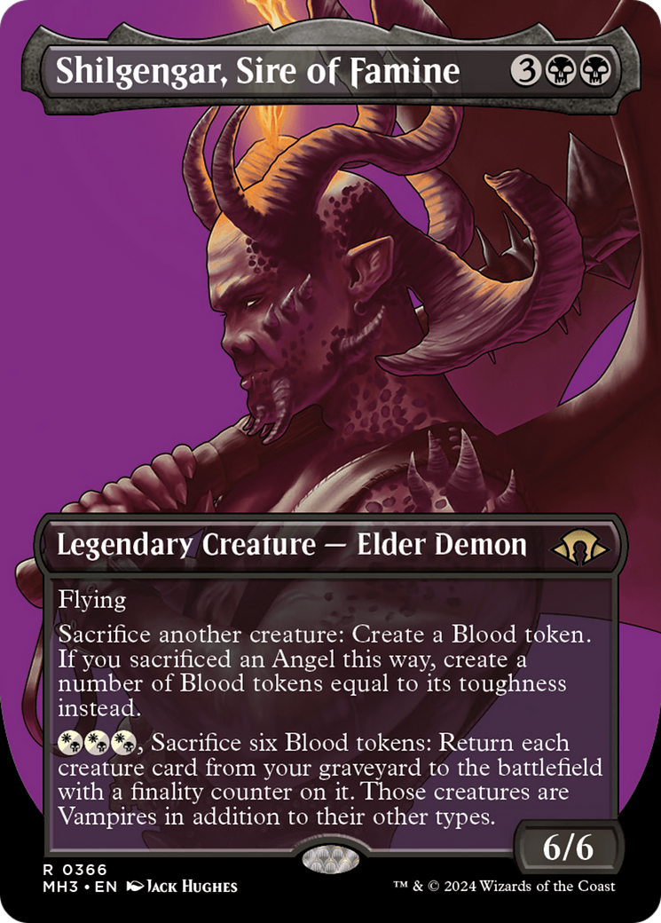 Shilgengar, Sire of Famine (Borderless) [Modern Horizons 3] | Exor Games Bridgewater