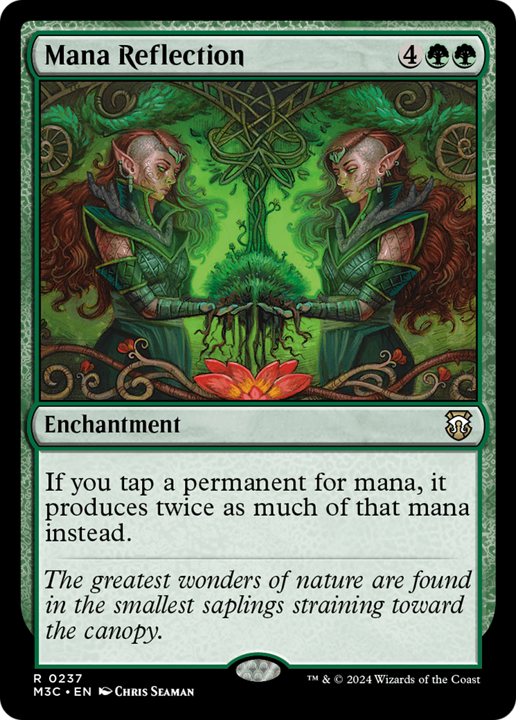 Mana Reflection (Ripple Foil) [Modern Horizons 3 Commander] | Exor Games Bridgewater