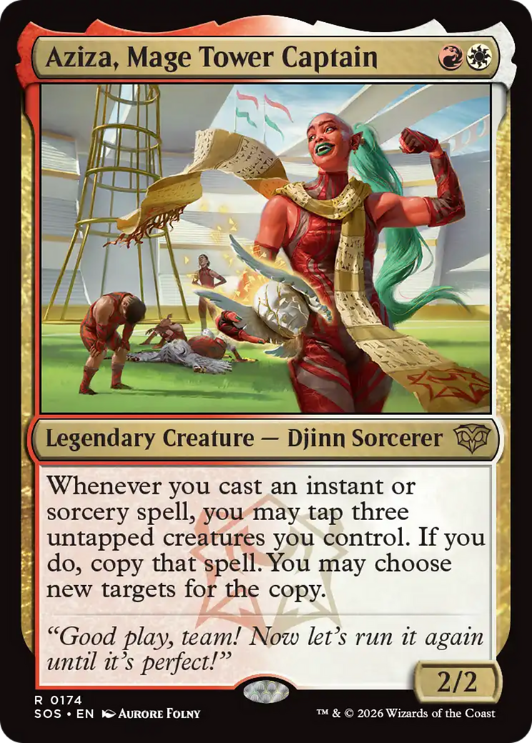 Aziza, Mage Tower Captain [Secrets of Strixhaven] | Exor Games Bridgewater