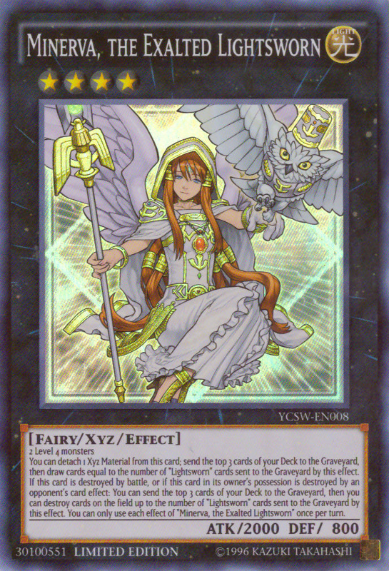 Minerva, the Exalted Lightsworn [YCSW-EN008] Super Rare | Exor Games Bridgewater