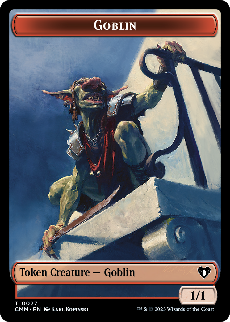 Goblin Token [Commander Masters Tokens] | Exor Games Bridgewater