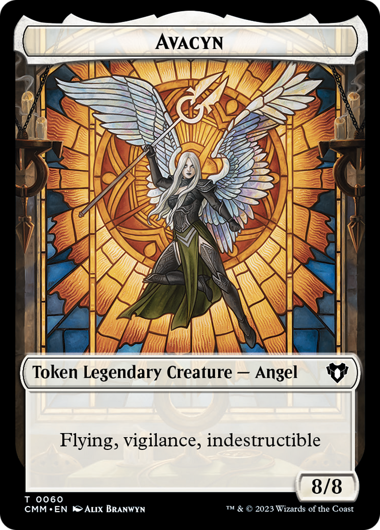 Copy (54) // Avacyn Double-Sided Token [Commander Masters Tokens] | Exor Games Bridgewater