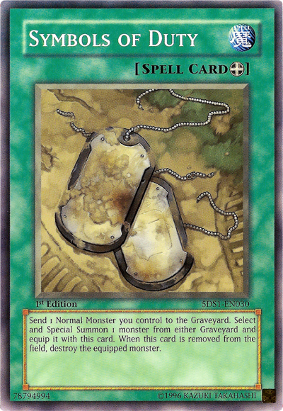 Symbols of Duty [5DS1-EN030] Common | Exor Games Bridgewater