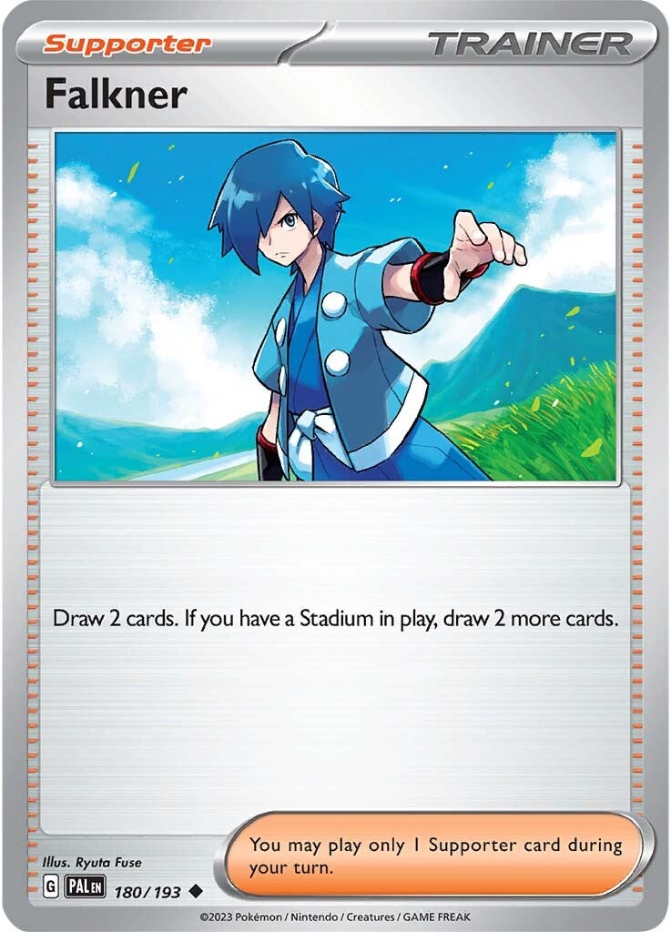 Falkner (180/193) [Scarlet & Violet: Paldea Evolved] | Exor Games Bridgewater