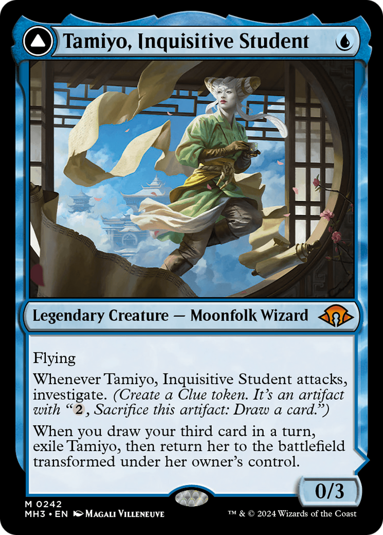Tamiyo, Inquisitive Student // Tamiyo, Seasoned Scholar [Modern Horizons 3] | Exor Games Bridgewater