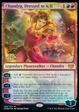 Chandra, Dressed to Kill [Innistrad: Crimson Vow Prerelease Promos] | Exor Games Bridgewater