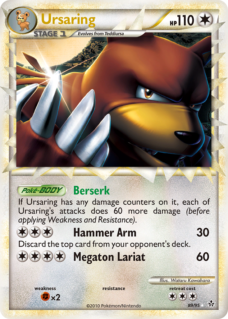 Ursaring (89/95) [HeartGold & SoulSilver: Unleashed] | Exor Games Bridgewater