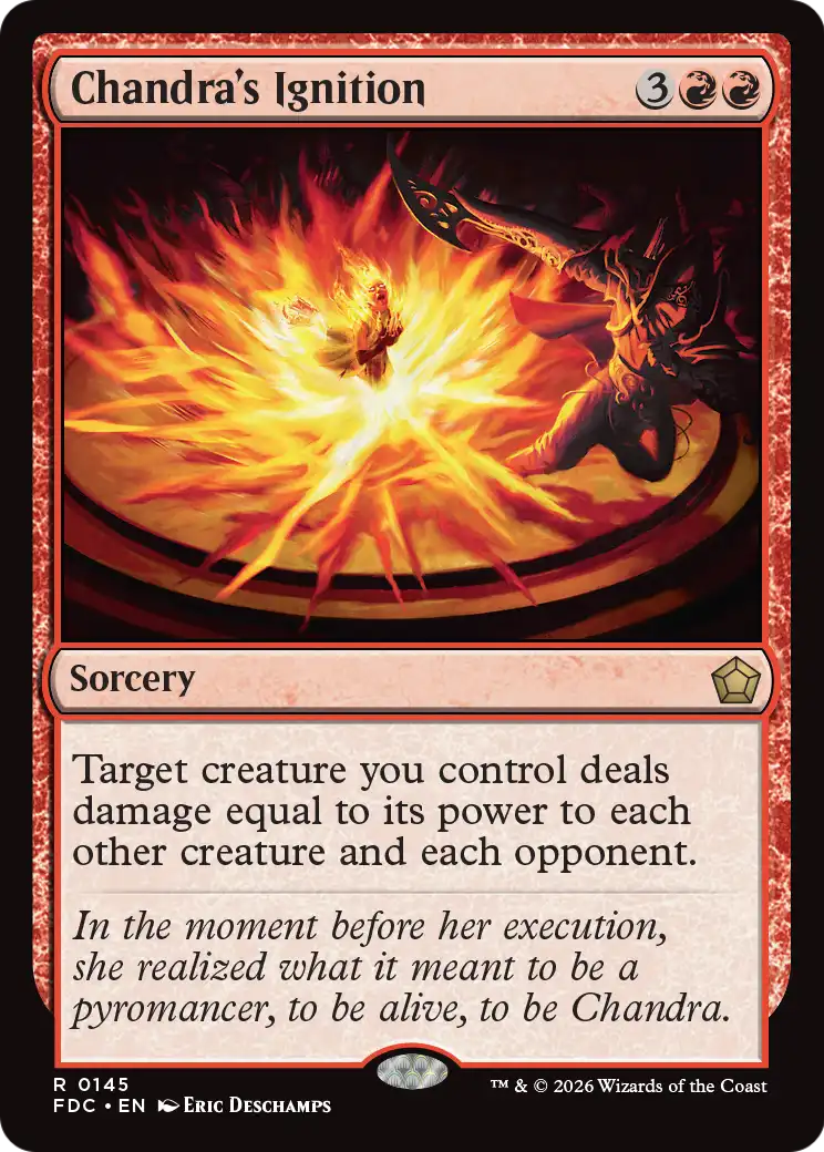 Chandra's Ignition [Foundations Commander] | Exor Games Bridgewater