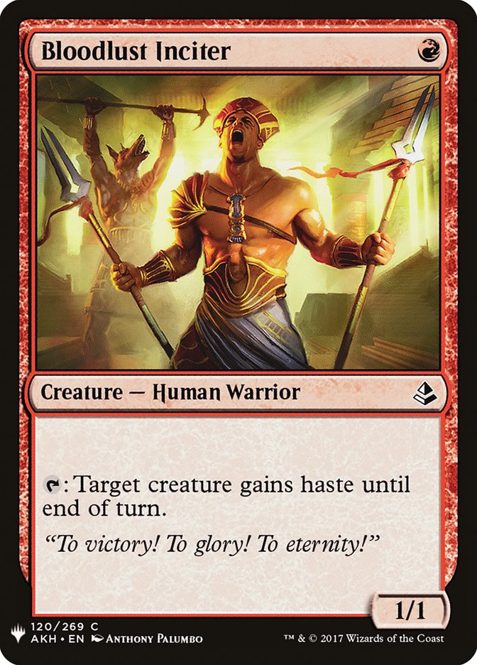 Bloodlust Inciter [Mystery Booster] | Exor Games Bridgewater