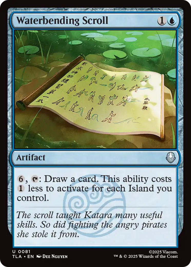 Waterbending Scroll [Avatar: The Last Airbender] | Exor Games Bridgewater