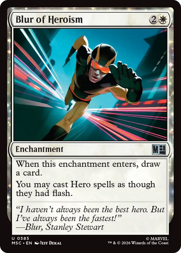 Blur of Heroism [Marvel Super Heroes Commander] | Exor Games Bridgewater