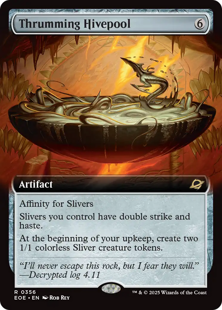 Thrumming Hivepool (Extended Art) [Edge of Eternities] | Exor Games Bridgewater