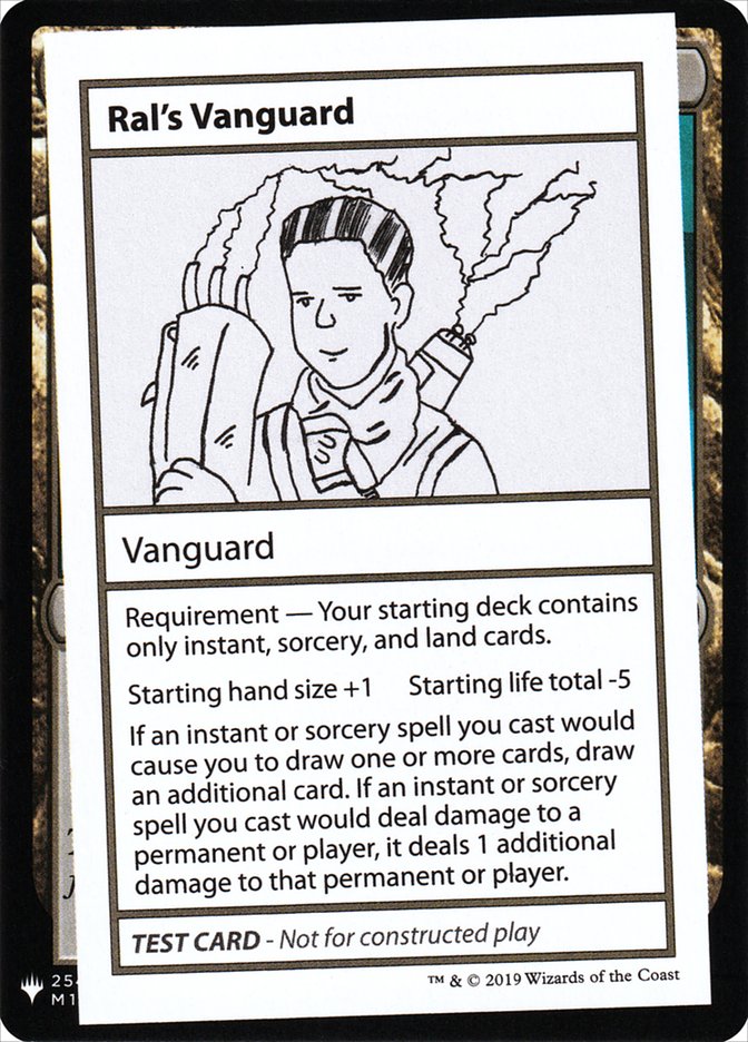 Ral's Vanguard [Mystery Booster Playtest Cards] | Exor Games Bridgewater