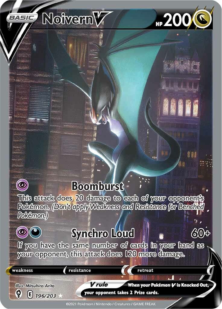 Noivern V (196/203) [Sword & Shield: Evolving Skies] | Exor Games Bridgewater