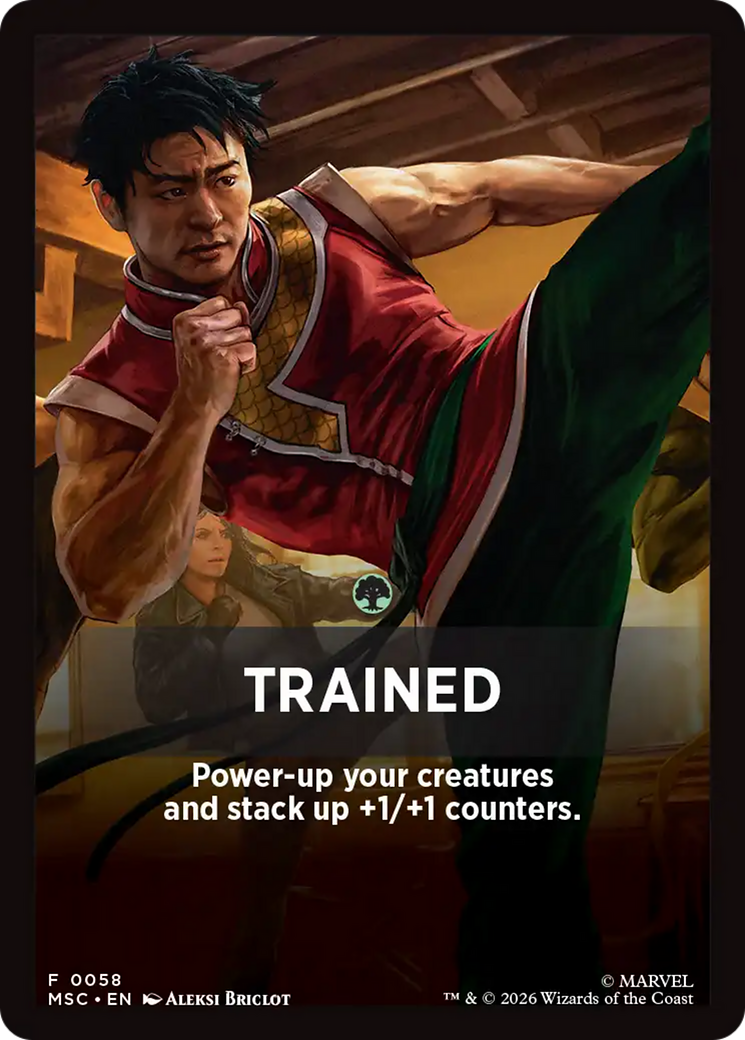 Trained Theme Card [Marvel Super Heroes Commander] | Exor Games Bridgewater
