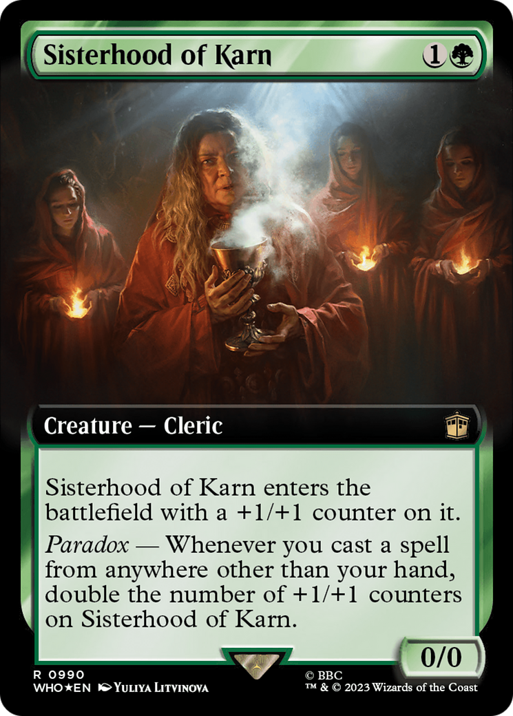 Sisterhood of Karn (Extended Art) (Surge Foil) [Doctor Who] | Exor Games Bridgewater