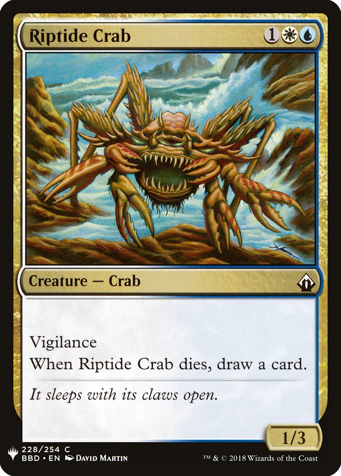 Riptide Crab [Mystery Booster] | Exor Games Bridgewater