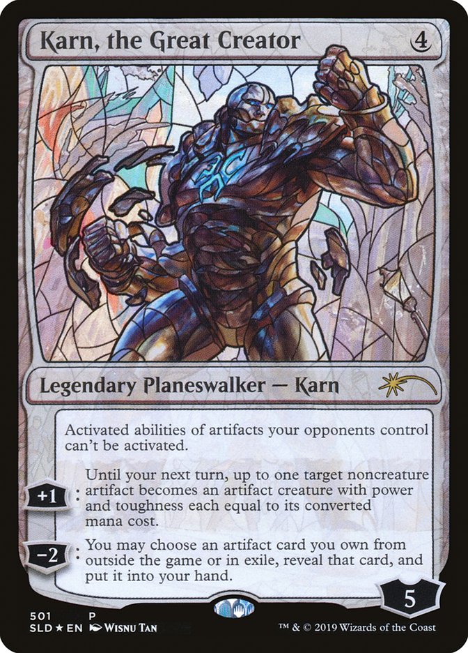 Karn, the Great Creator (Stained Glass) [Secret Lair Drop Promos] | Exor Games Bridgewater