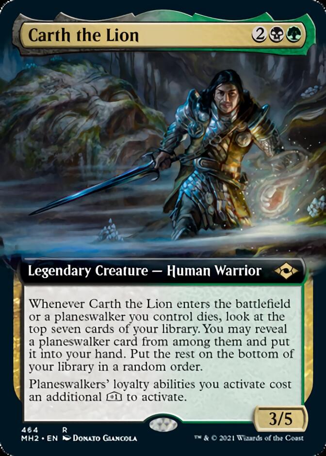 Carth the Lion (Extended Art) [Modern Horizons 2] | Exor Games Bridgewater