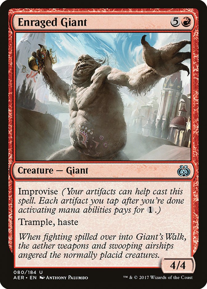 Enraged Giant [Aether Revolt] | Exor Games Bridgewater