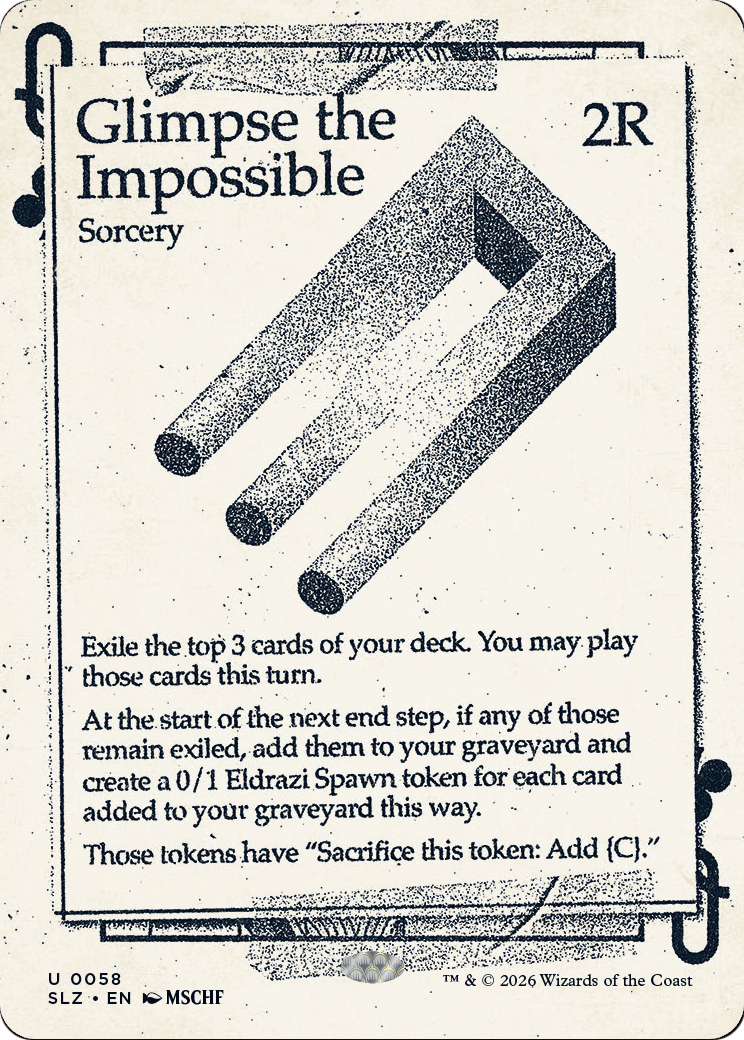 Glimpse the Impossible (0058) [Secret Lair x MSCHF: The Zeta Set] | Exor Games Bridgewater